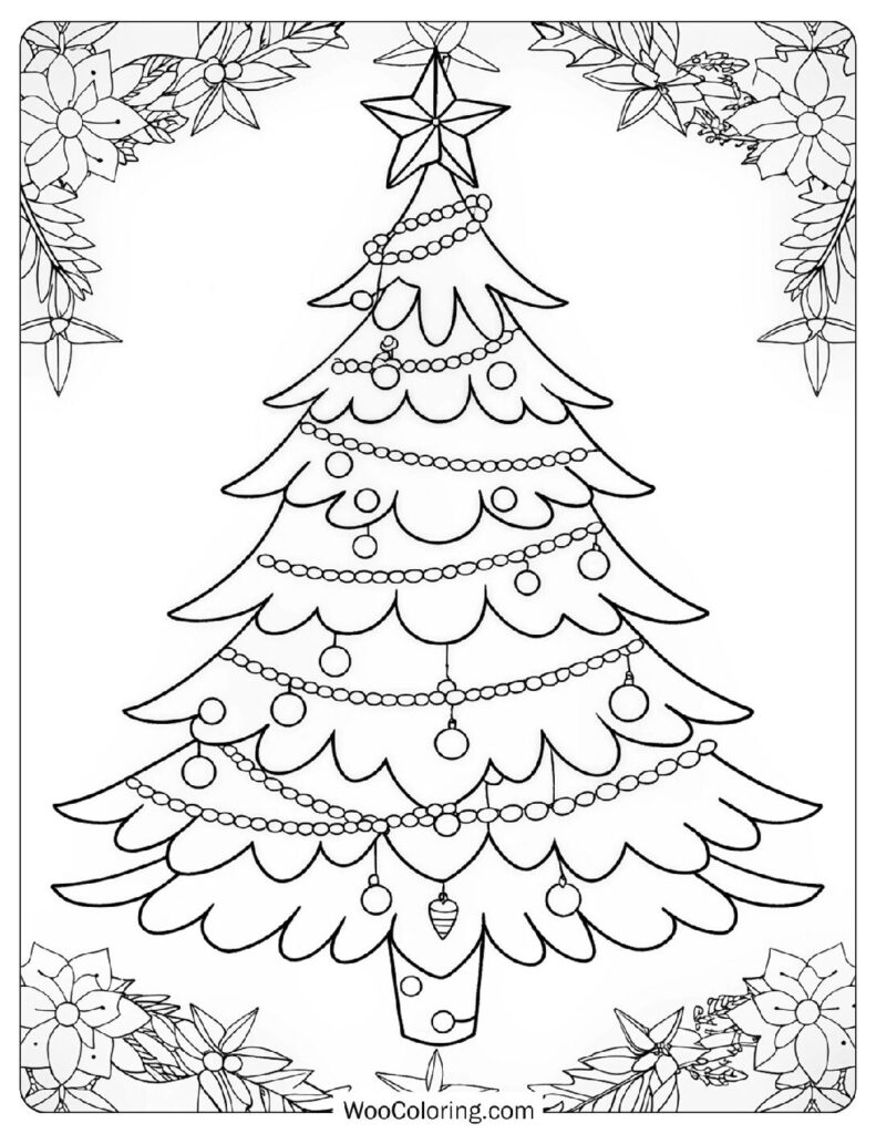 1 500 Christmas Coloring Pages  Free PDF To Print  - 17