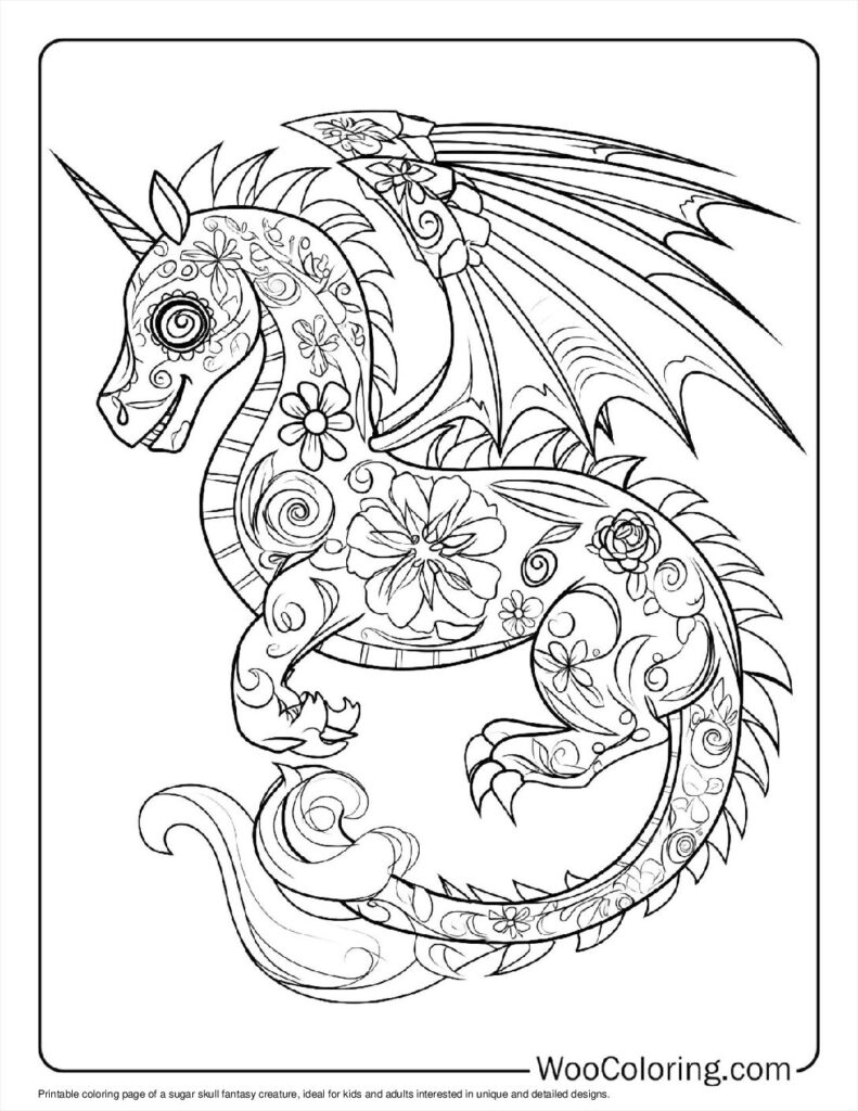 100  Sugar Skulls coloring pages  Free PDF To Print  - 96