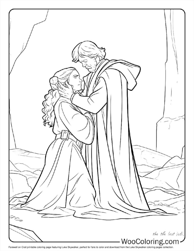 100  Luke Skywalker coloring pages  Free PDF To Print  - 4