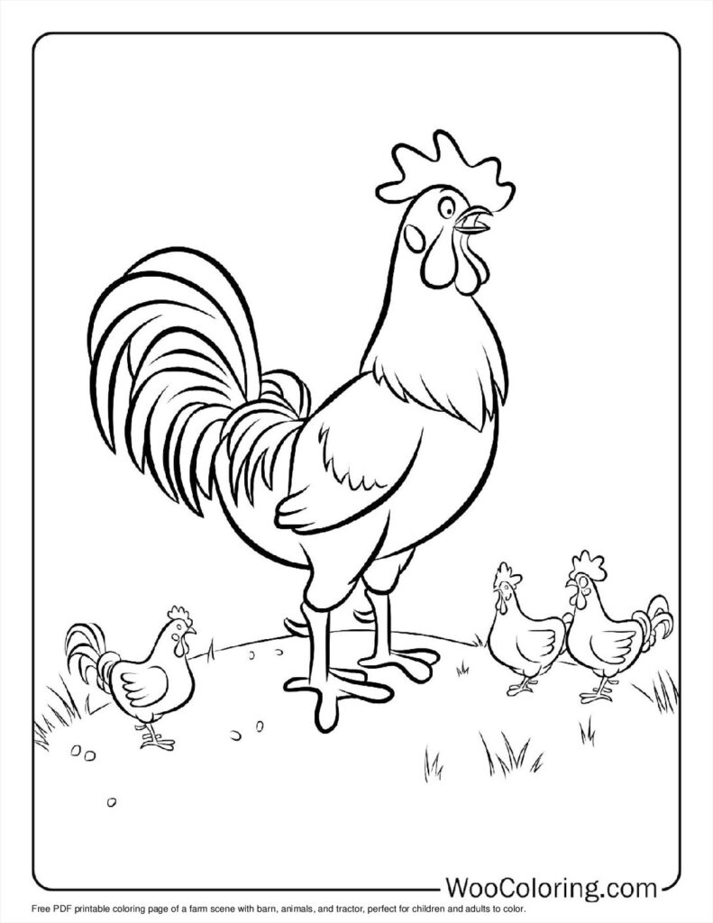 100  Farm Animal coloring pages  Free PDF To Print  - 69