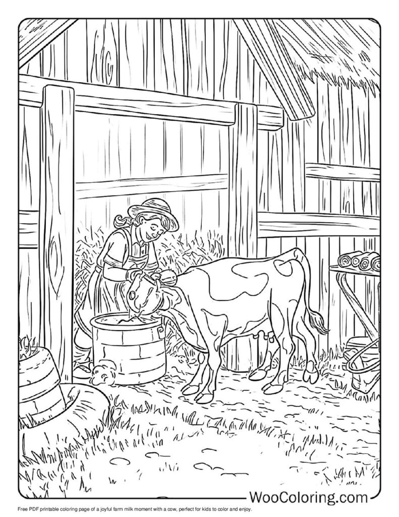 100  Farm coloring pages  Free PDF To Print  - 91