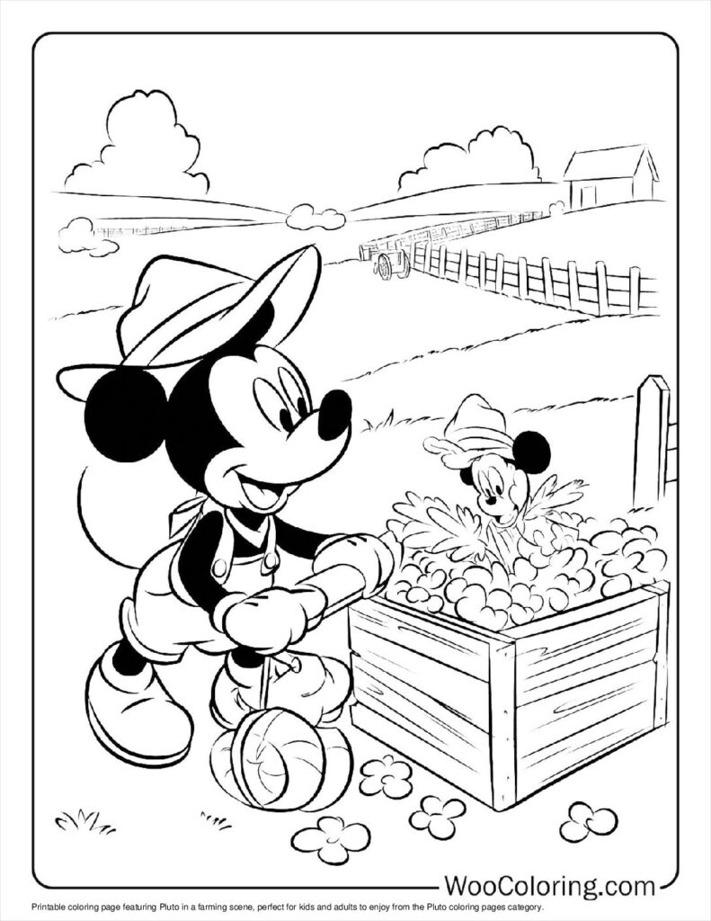 100  Pluto coloring pages  Free PDF To Print  - 76