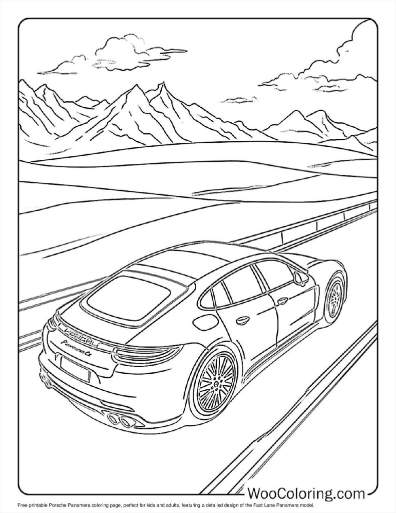 100  Porsche coloring pages  Free PDF To Print  - 81