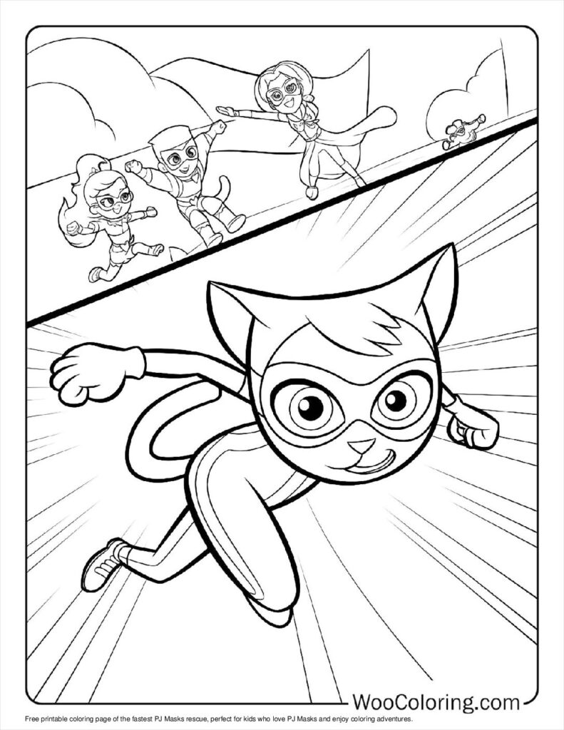 100  PJ Masks coloring pages  Free PDF To Print  - 50