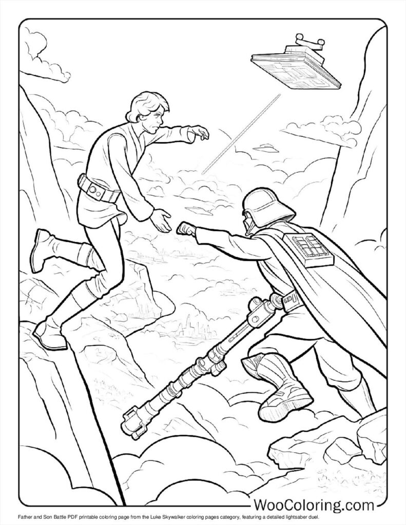 100  Luke Skywalker coloring pages  Free PDF To Print  - 71