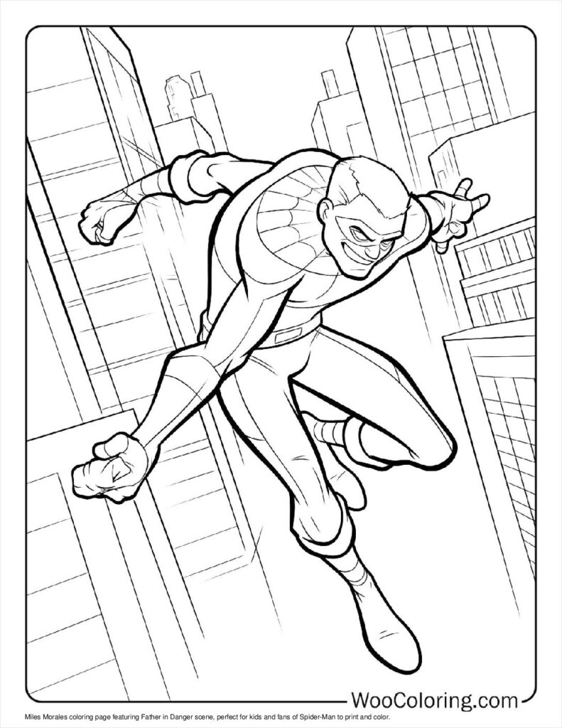Father in Danger Miles Morales For Kids