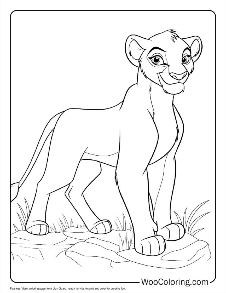 Fearless Vitani in Lion Guard