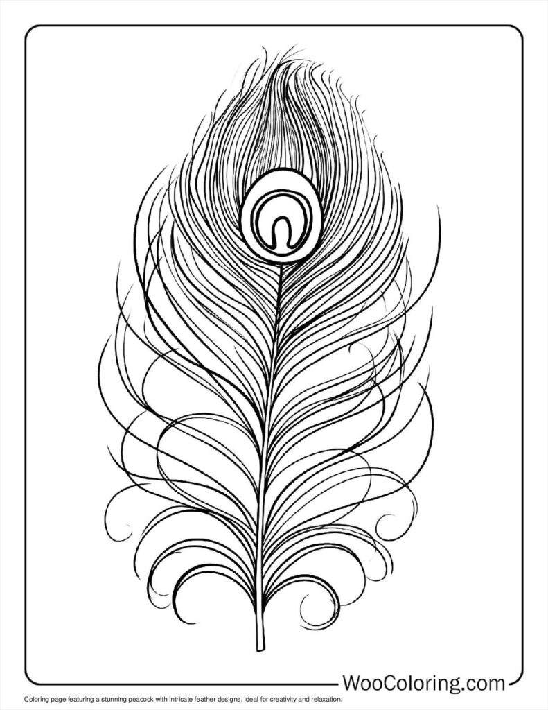 100  Peacock coloring pages  Free PDF To Print  - 96