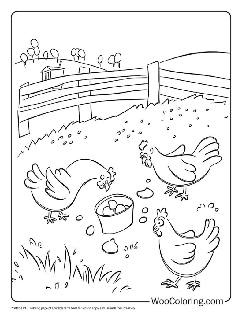 100  Farm coloring pages  Free PDF To Print  - 77