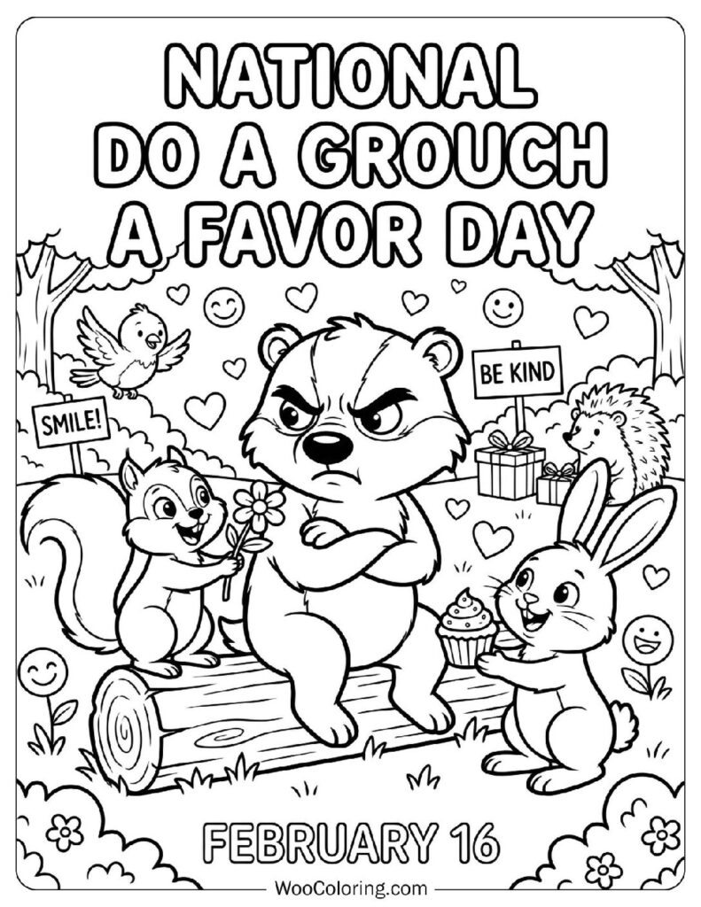February 16 – National Do a Grouch a Favor Day