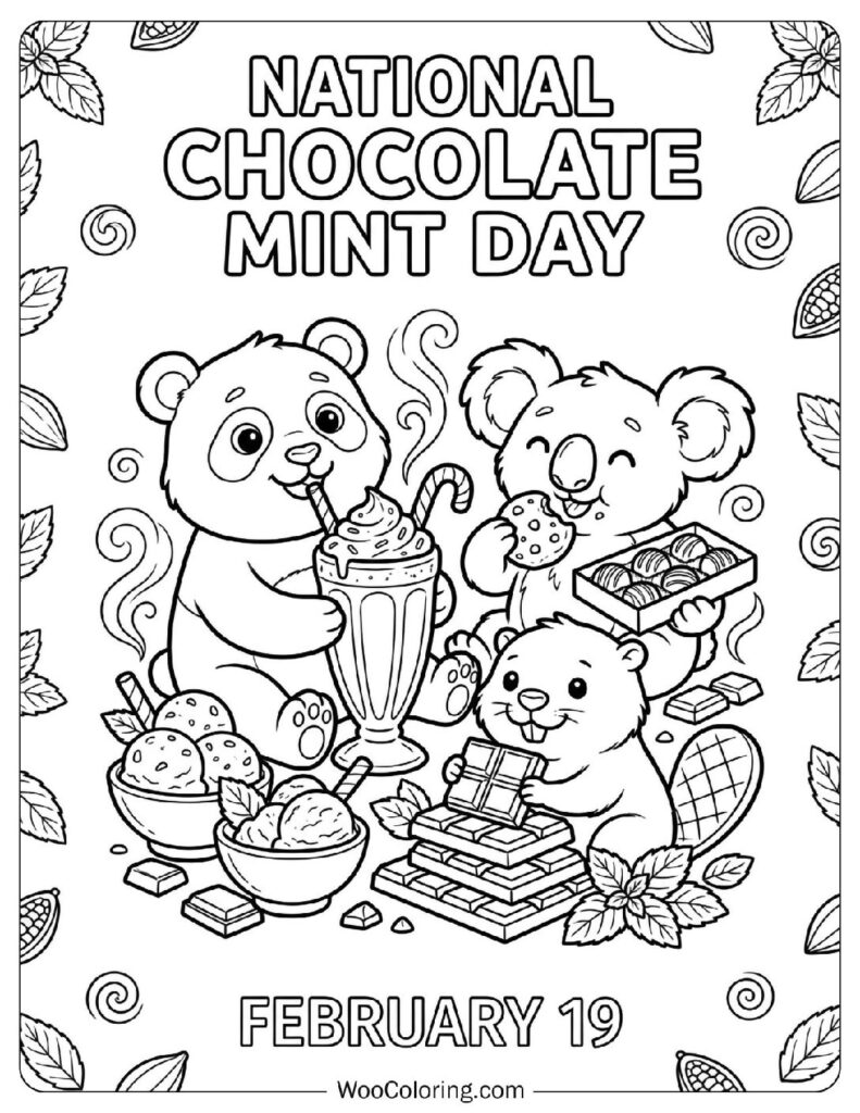 February 19 – National Chocolate Mint Day