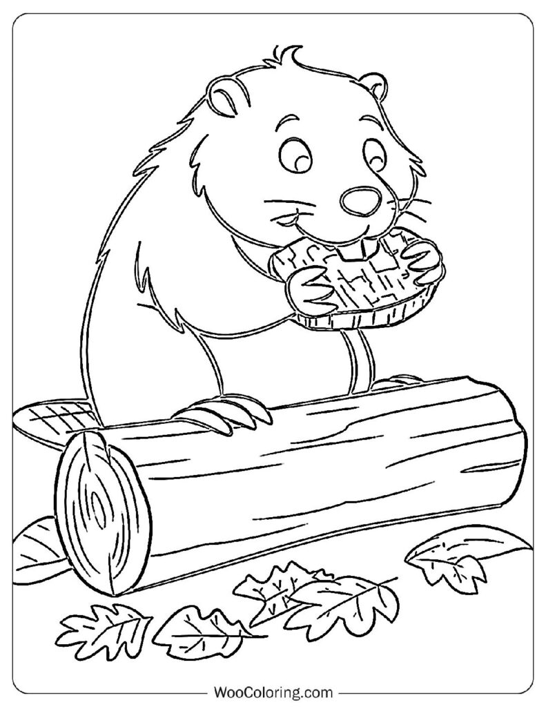 Feeding Time Coloring Sheet