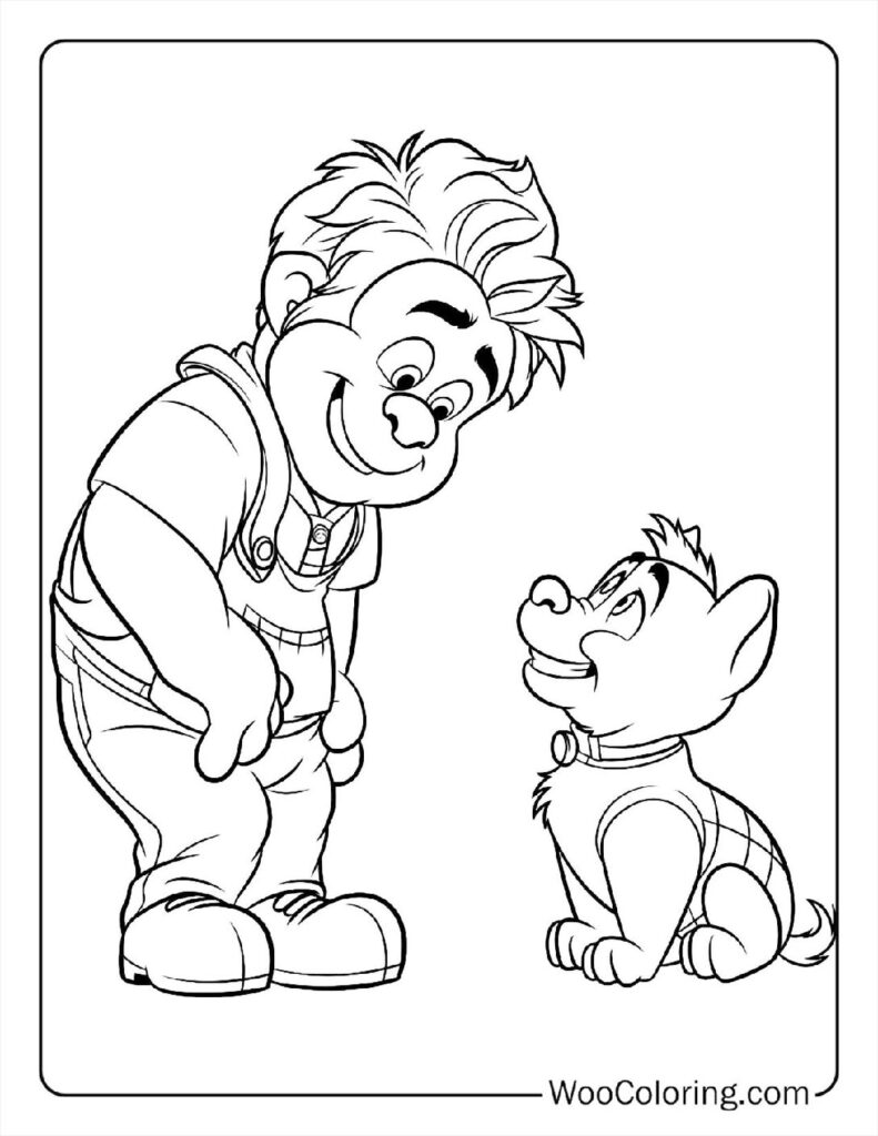 Felix Forgives Ralph Coloring Page For Kids