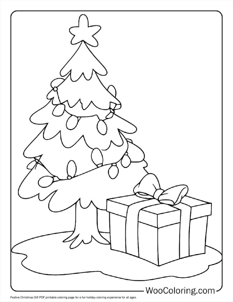 100  Christmas Lights coloring pages  Free PDF To Print  - 8