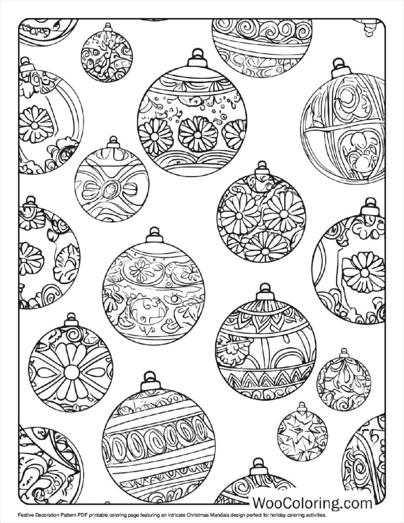 100 Christmas Mandala coloring pages Free PDF To Print - 68