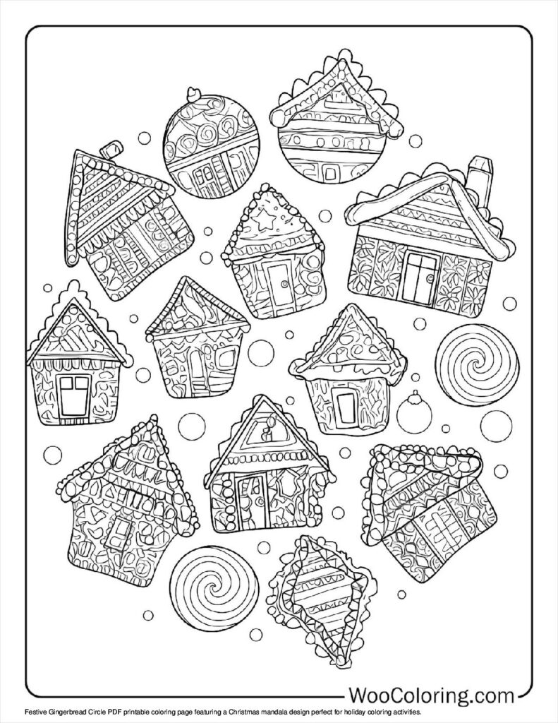 100 Christmas Mandala coloring pages Free PDF To Print - 63