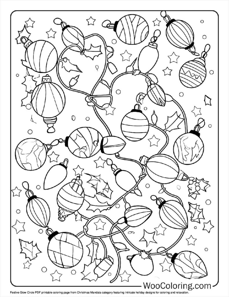 100 Christmas Mandala coloring pages Free PDF To Print - 74