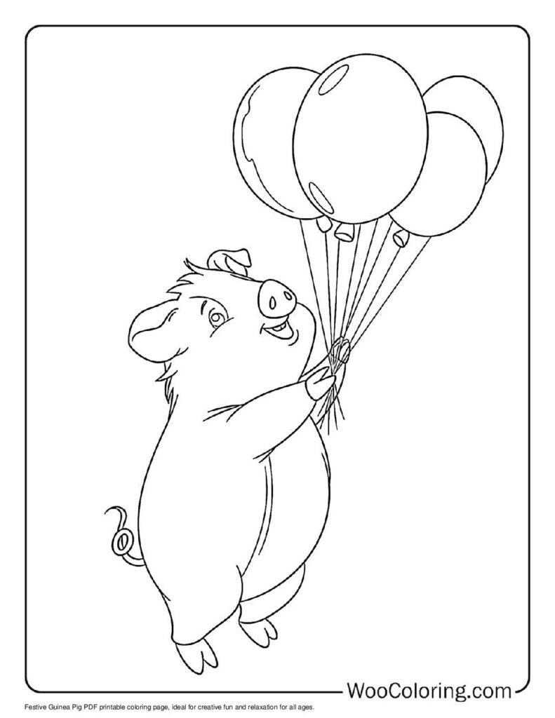 100 Guinea Pig coloring pages Free PDF To Print - 24