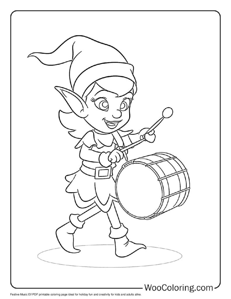 100 Elf coloring pages Free PDF To Print - 51