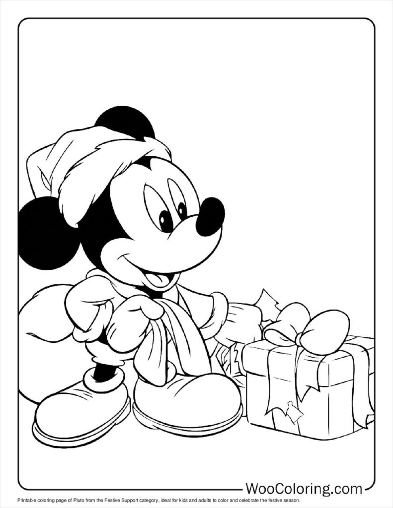 100  Pluto coloring pages  Free PDF To Print  - 92