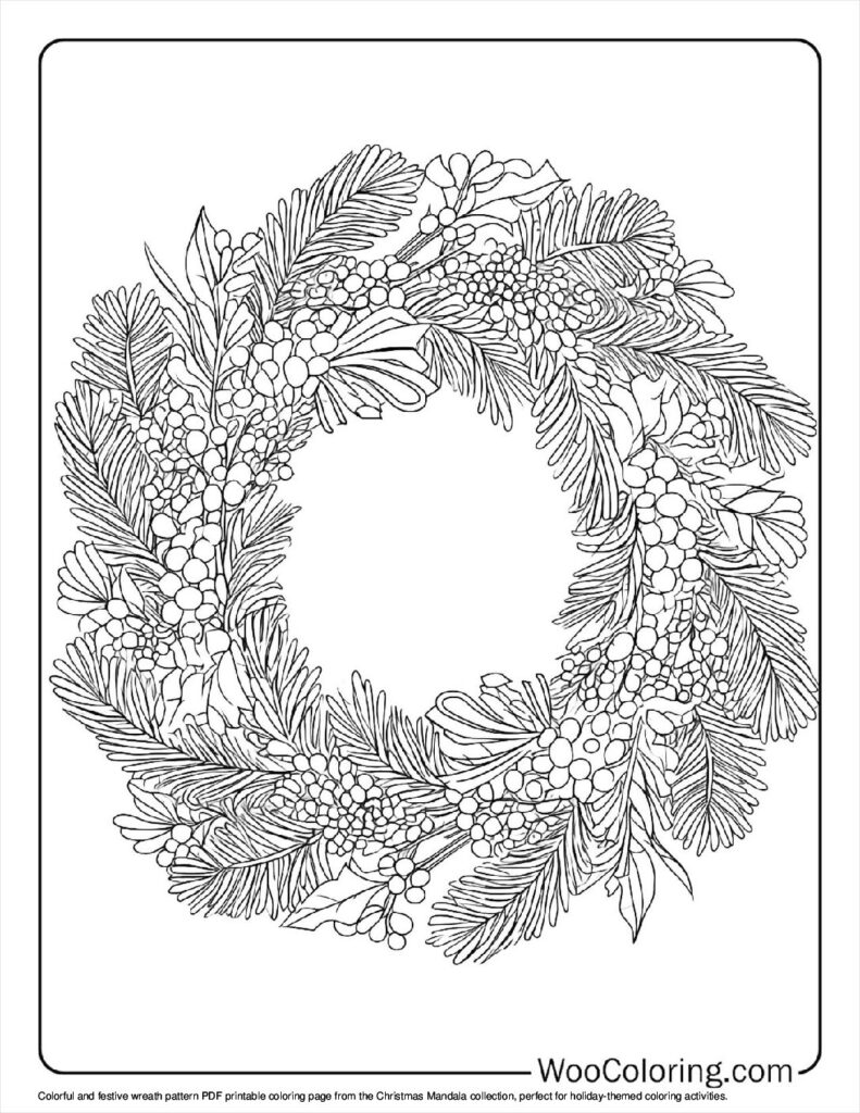 100 Christmas Mandala coloring pages Free PDF To Print - 4