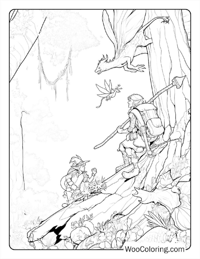 100 Dungeons Dragons coloring pages Free PDF To Print - 62