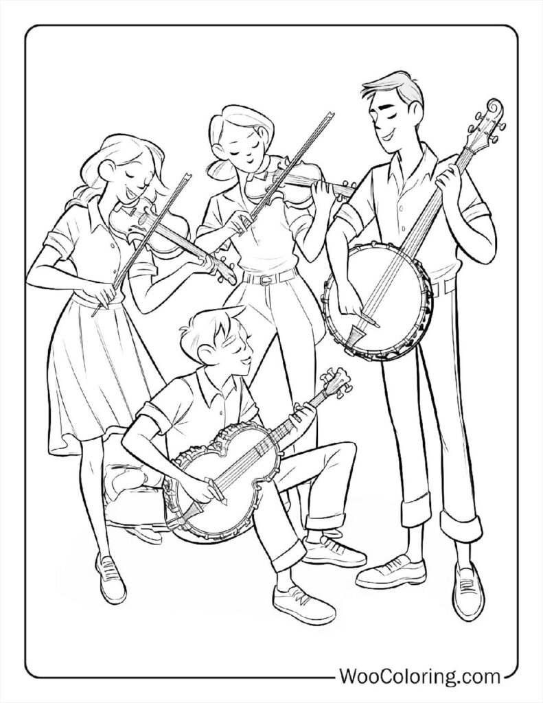 100  Music coloring pages  Free PDF To Print  - 32