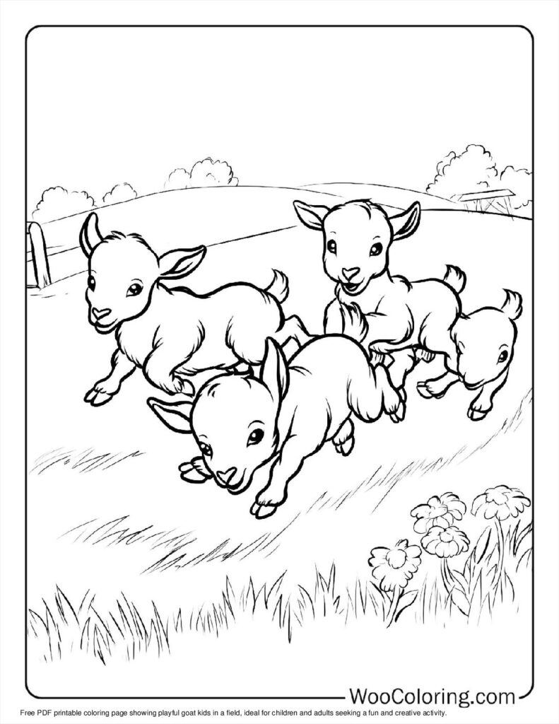 100  Goat coloring pages  Free PDF To Print  - 63