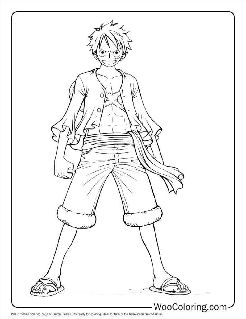 100  Luffy coloring pages  Free PDF To Print  - 21