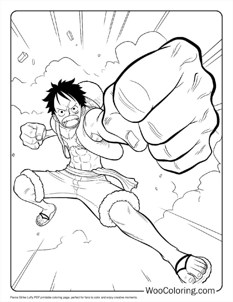 100  Luffy coloring pages  Free PDF To Print  - 17
