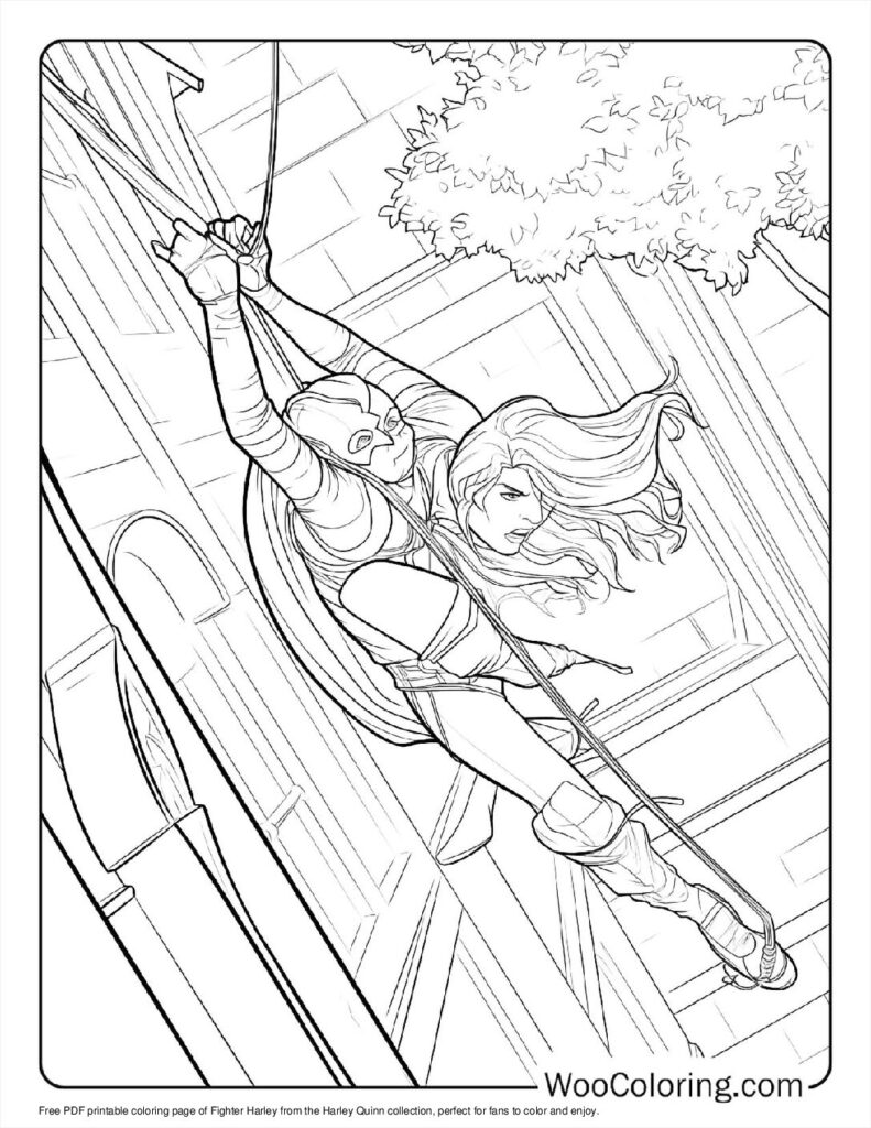 Fighter Harley To Color
