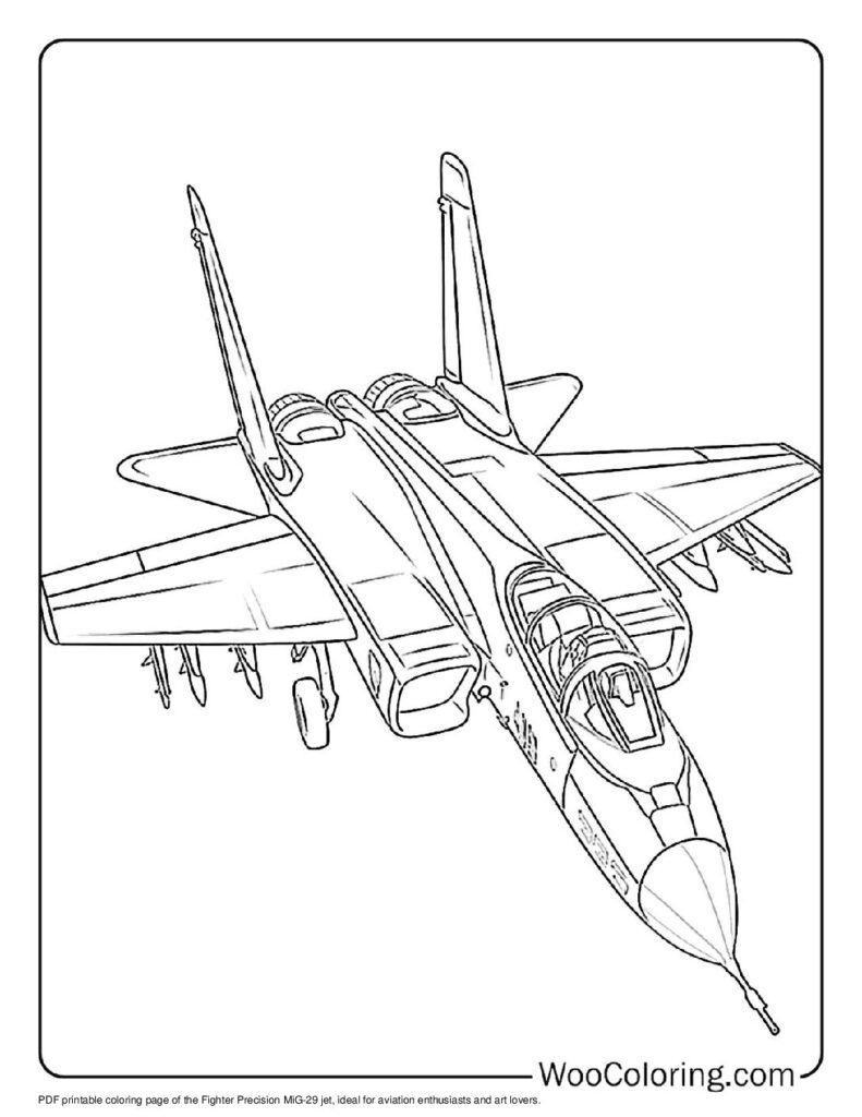 100  Jet coloring pages  Free PDF To Print  - 32