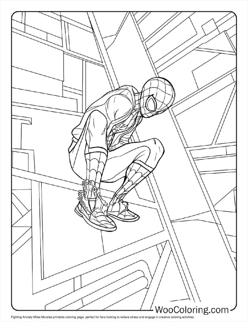 Fighting Anxiety Miles Morales