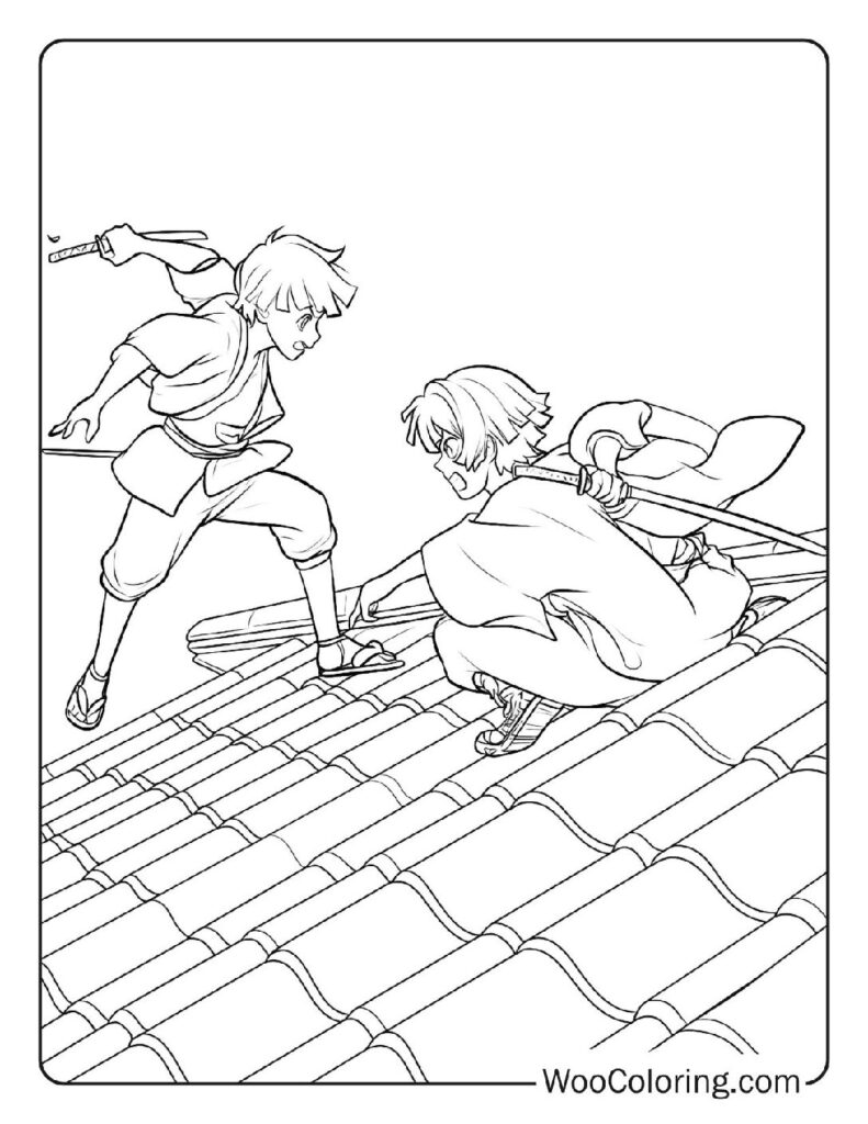 100  Demon Slayer coloring pages  Free PDF To Print  - 49