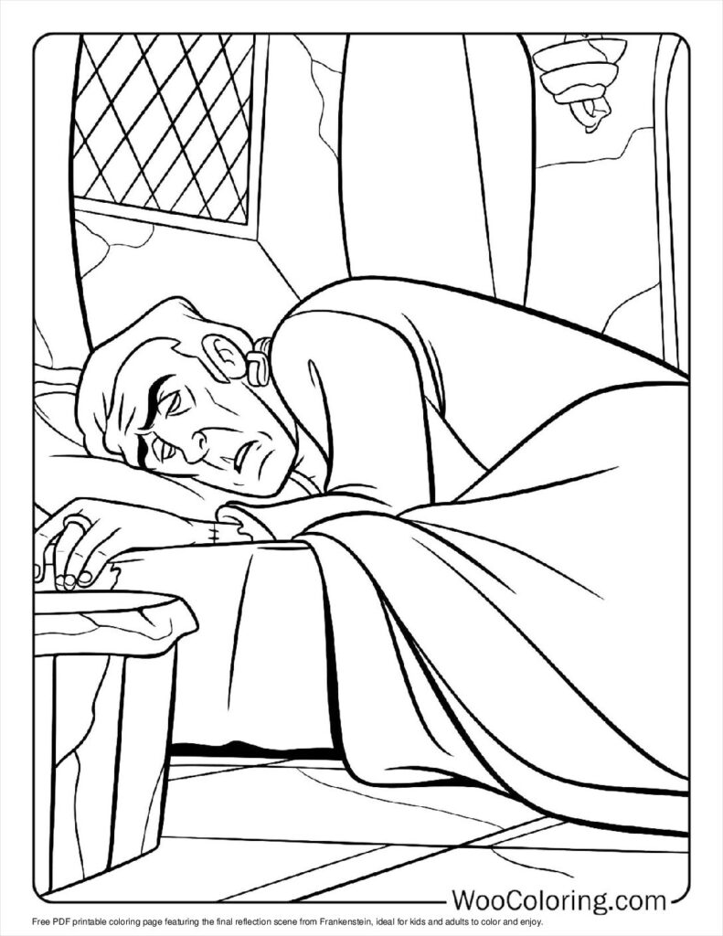 100  Frankenstein coloring pages  Free PDF To Print  - 89