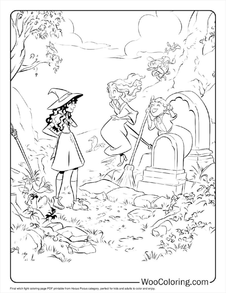 100  Hocus Pocus coloring pages  Free PDF To Print  - 62