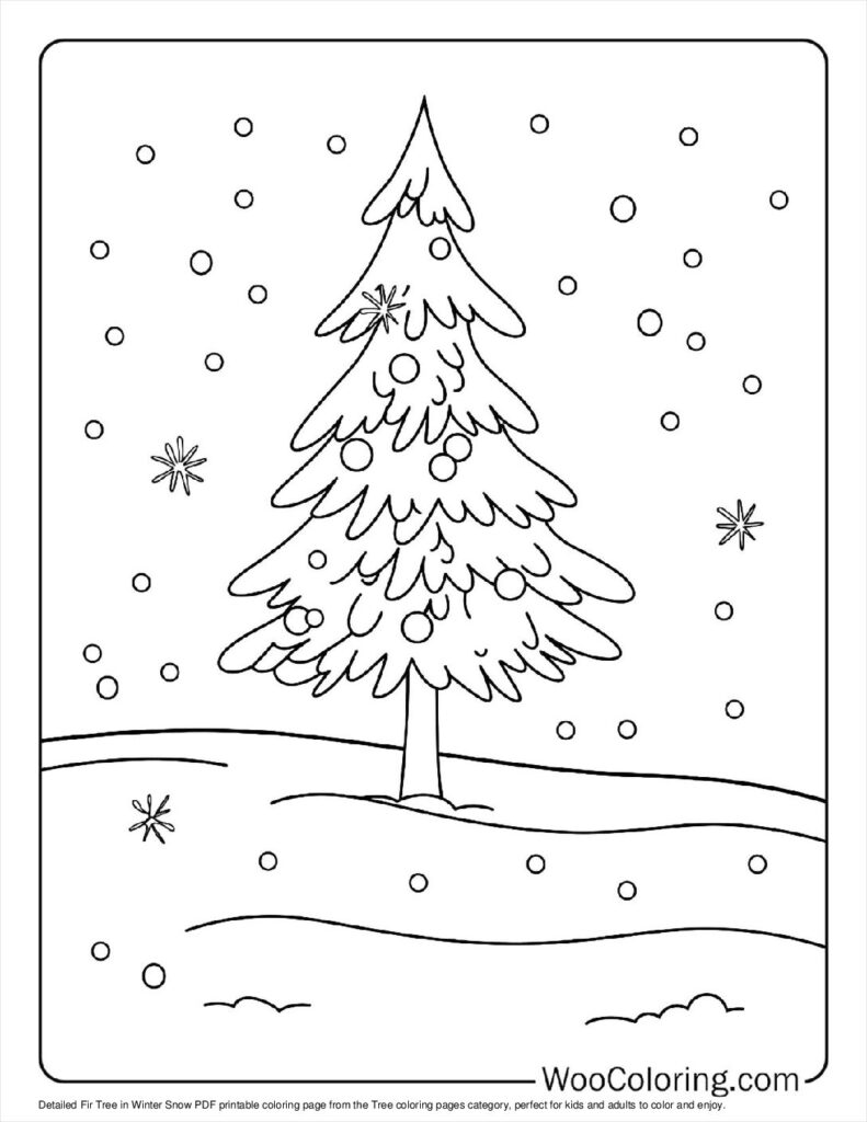 100  Tree coloring pages  Free PDF To Print  - 97