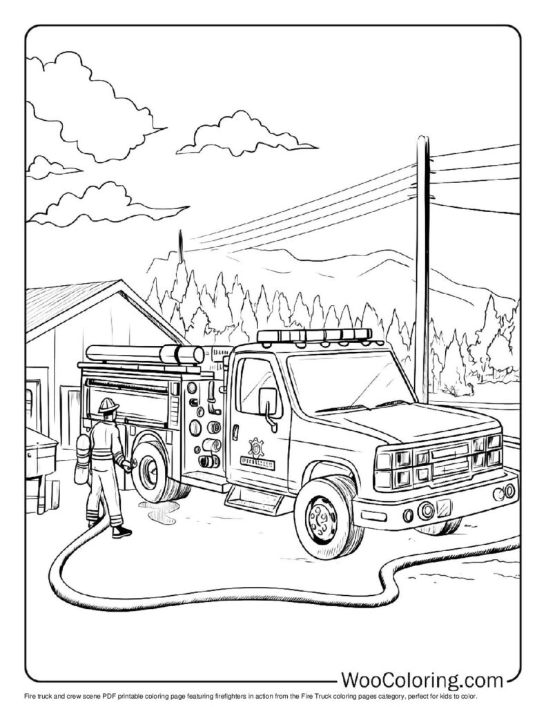 100  Fire Truck coloring pages  Free PDF To Print  - 72