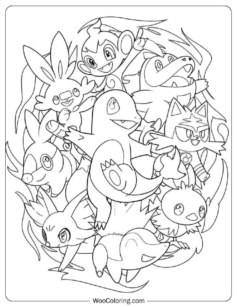Fire-Type Starter Pokémon From All Generations