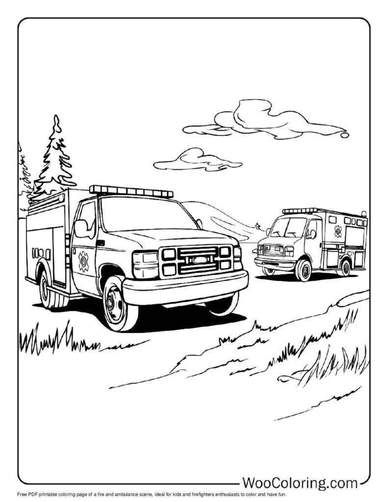 100  Fire Truck coloring pages  Free PDF To Print  - 20