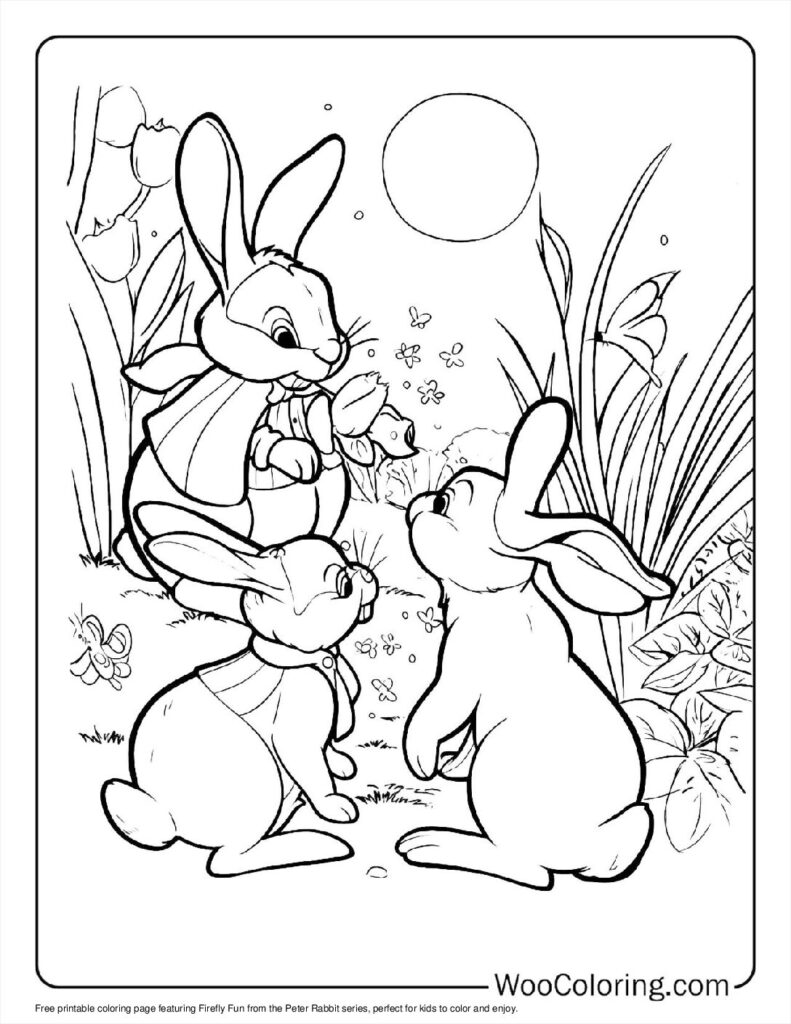 100  Peter Rabbit coloring pages  Free PDF To Print  - 17