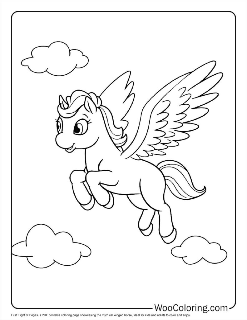 100  Pegasus coloring pages  Free PDF To Print  - 70