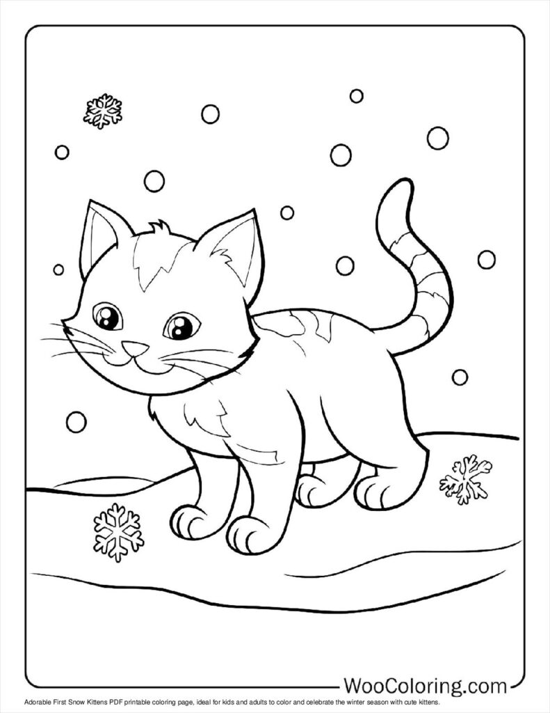 100  Kitten coloring pages  Free PDF To Print  - 16