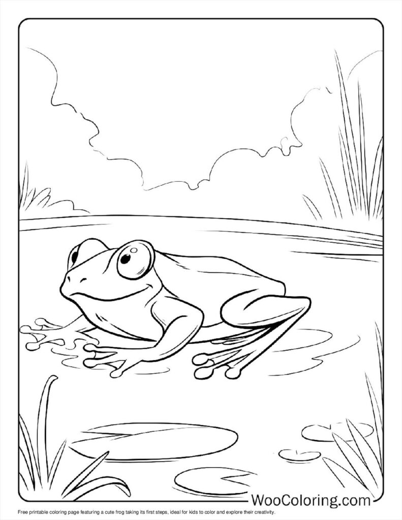 100  Frog coloring pages  Free PDF To Print  - 39