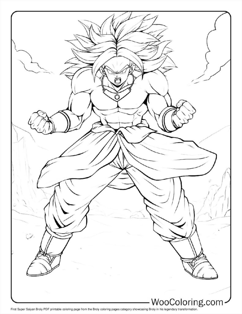 100  Broly coloring pages  Free PDF To Print  - 72