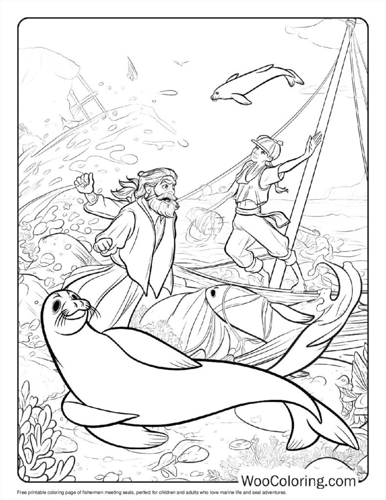 100  Seal coloring pages  Free PDF To Print  - 39