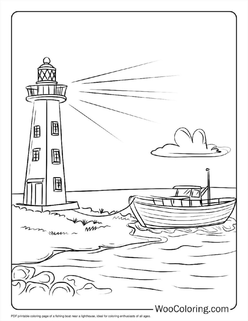 100 Lighthouse coloring pages Free PDF To Print - 36
