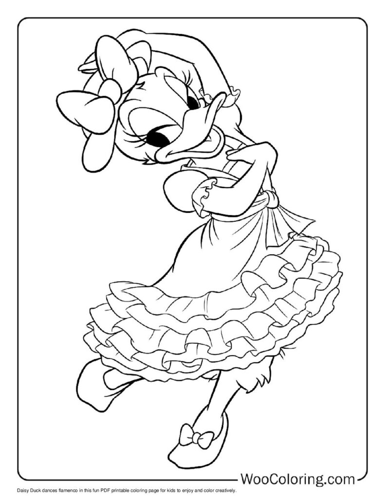 100  Daisy Duck coloring pages  Free PDF To Print  - 85