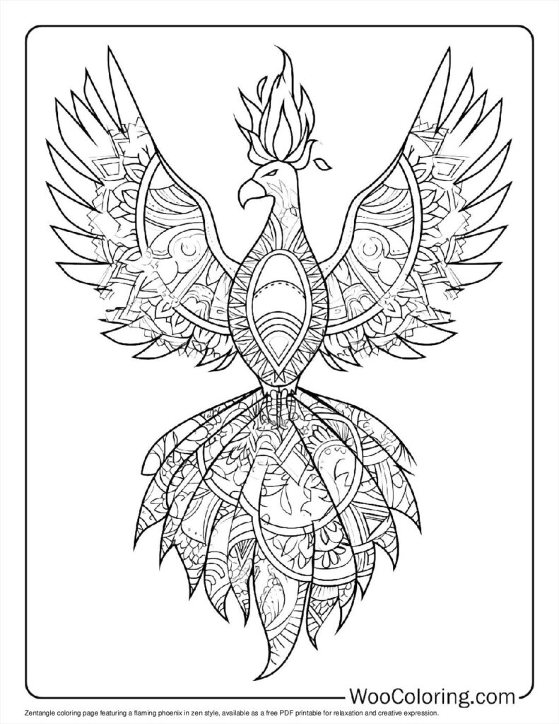 100  Zentangle coloring pages  Free PDF To Print  - 56