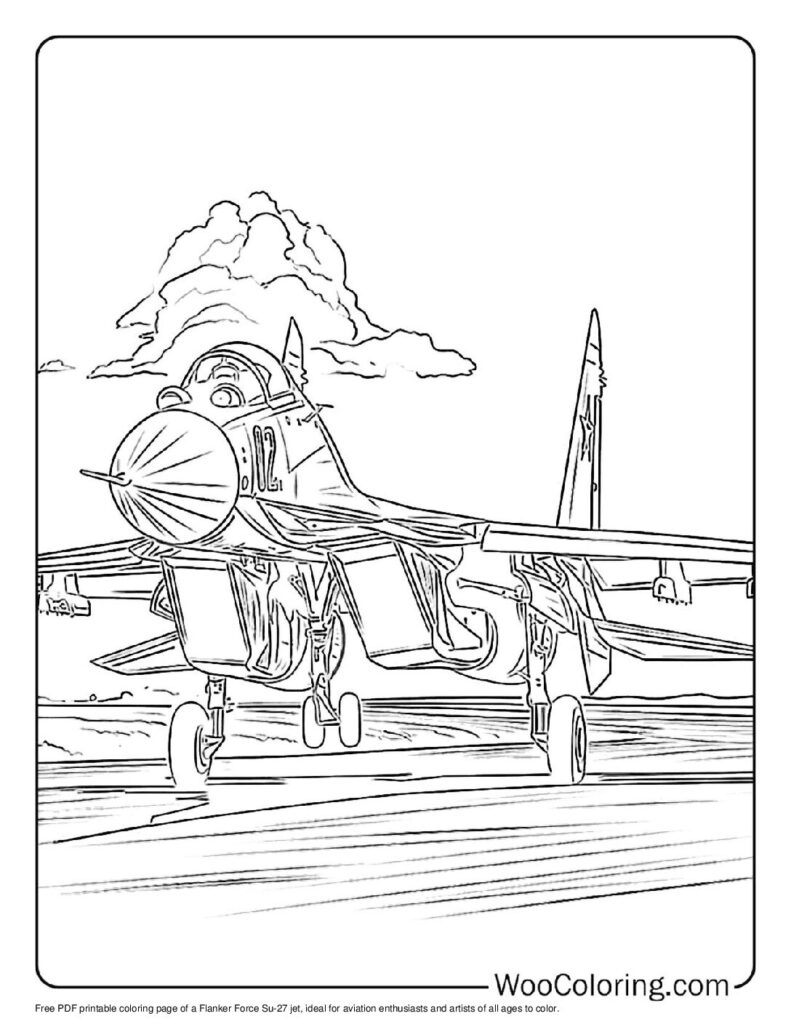 100  Jet coloring pages  Free PDF To Print  - 28